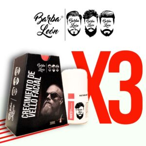 Combo principiante - Crecimiento de barba y bigote