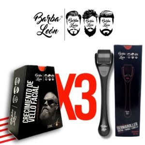 Combo principiante PLUS - Crecimiento Barba y bigote